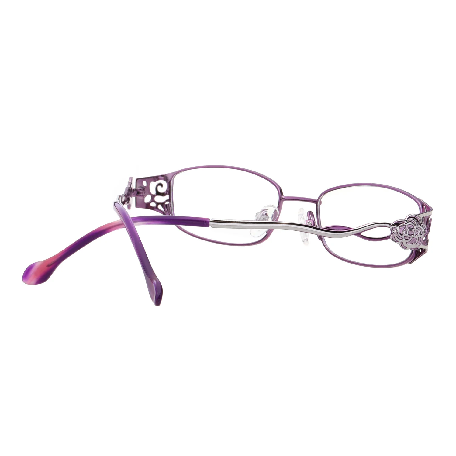 Designer Fashion Women Metal Full Rim Eyeglassses Frames Optical Eyewear RX Able 2
